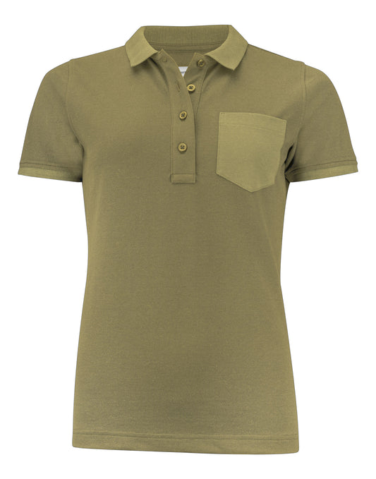 Ladies Pinedale Piqué Polo - Moss Green