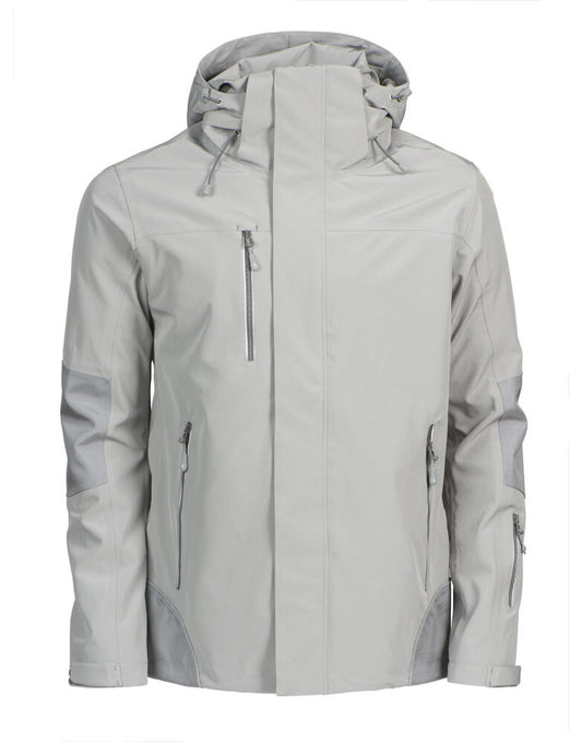 Islandblock Shell Jacket - Light Grey
