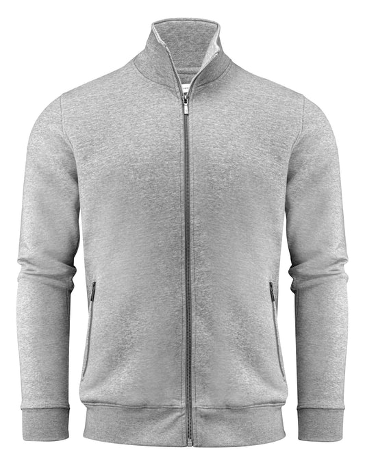 Melville Heights Full Zip Sweater - Grey Melange