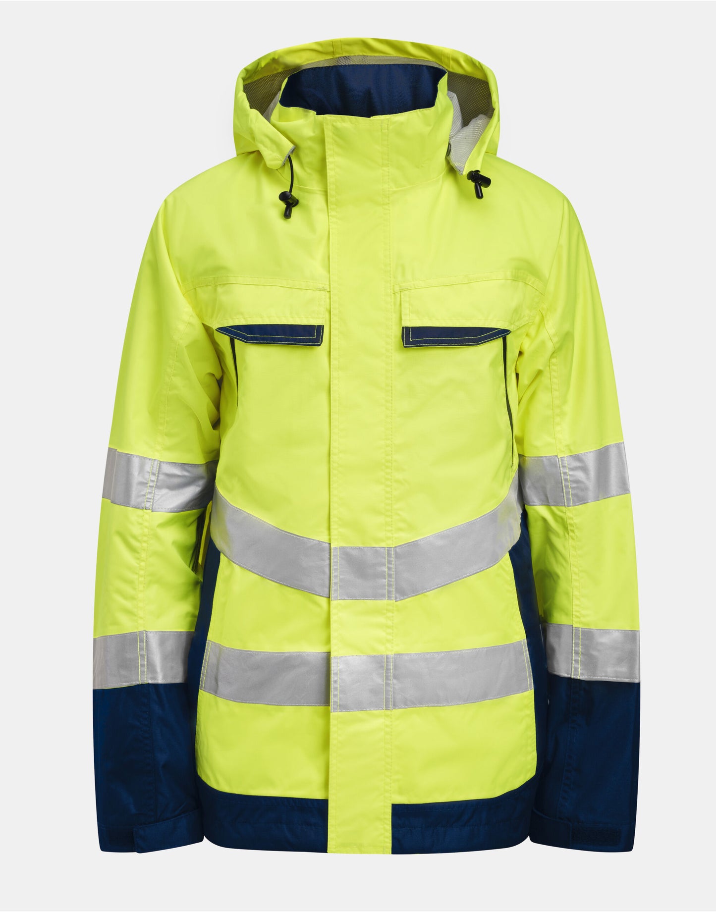 Shell Jacket Hi-Vis - Yellow/Navy