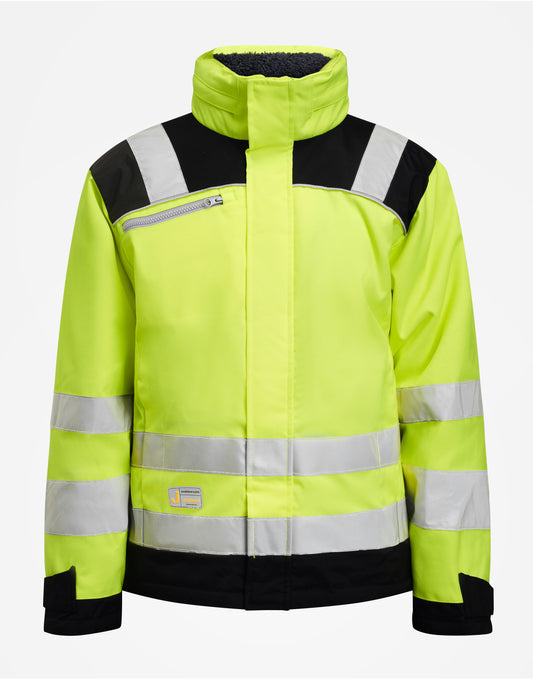 Winter Jacket Star Hi-Vis - Yellow/Black