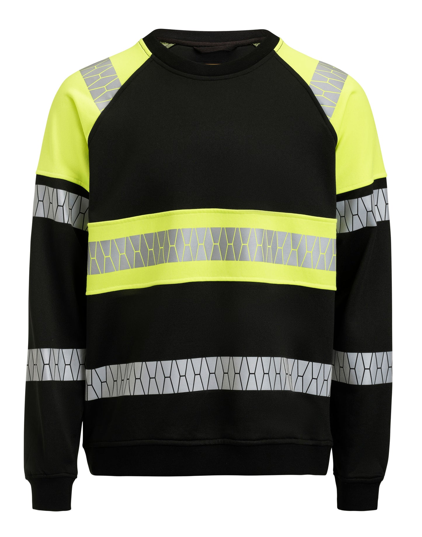 Sweatshirt Hi-Vis - Black/Yellow