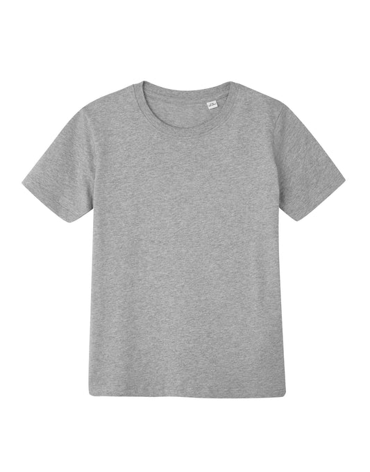 Kid's Essential Organic T - Heather Grey Melange