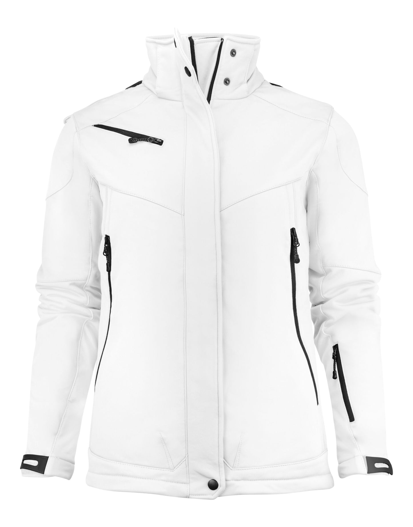 Ladies Skeleton Softshell Jacket - White