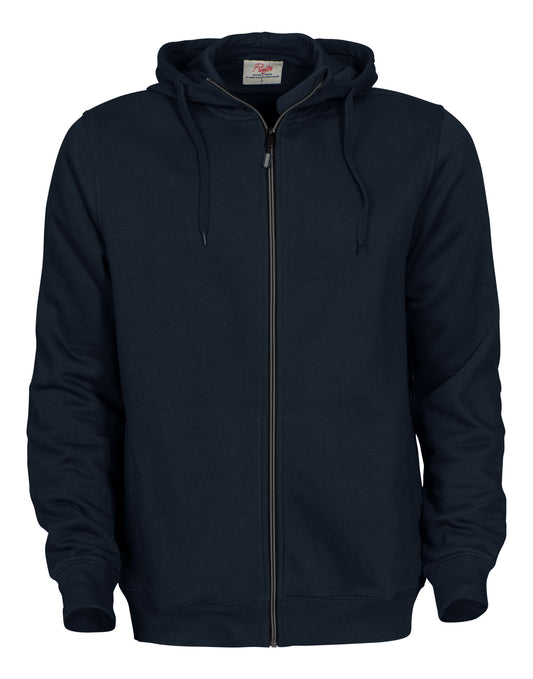 Mens Full Zip Hoodie - Dark Navy