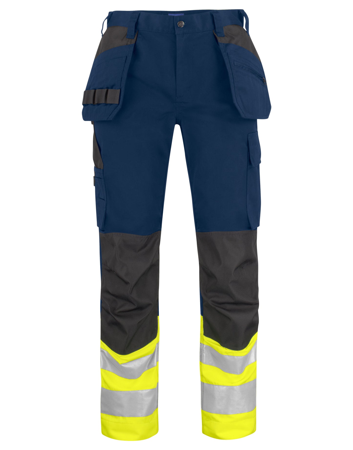 Prio 6534 Waistpants EN ISO 20471 Class 1 - Yellow/Navy