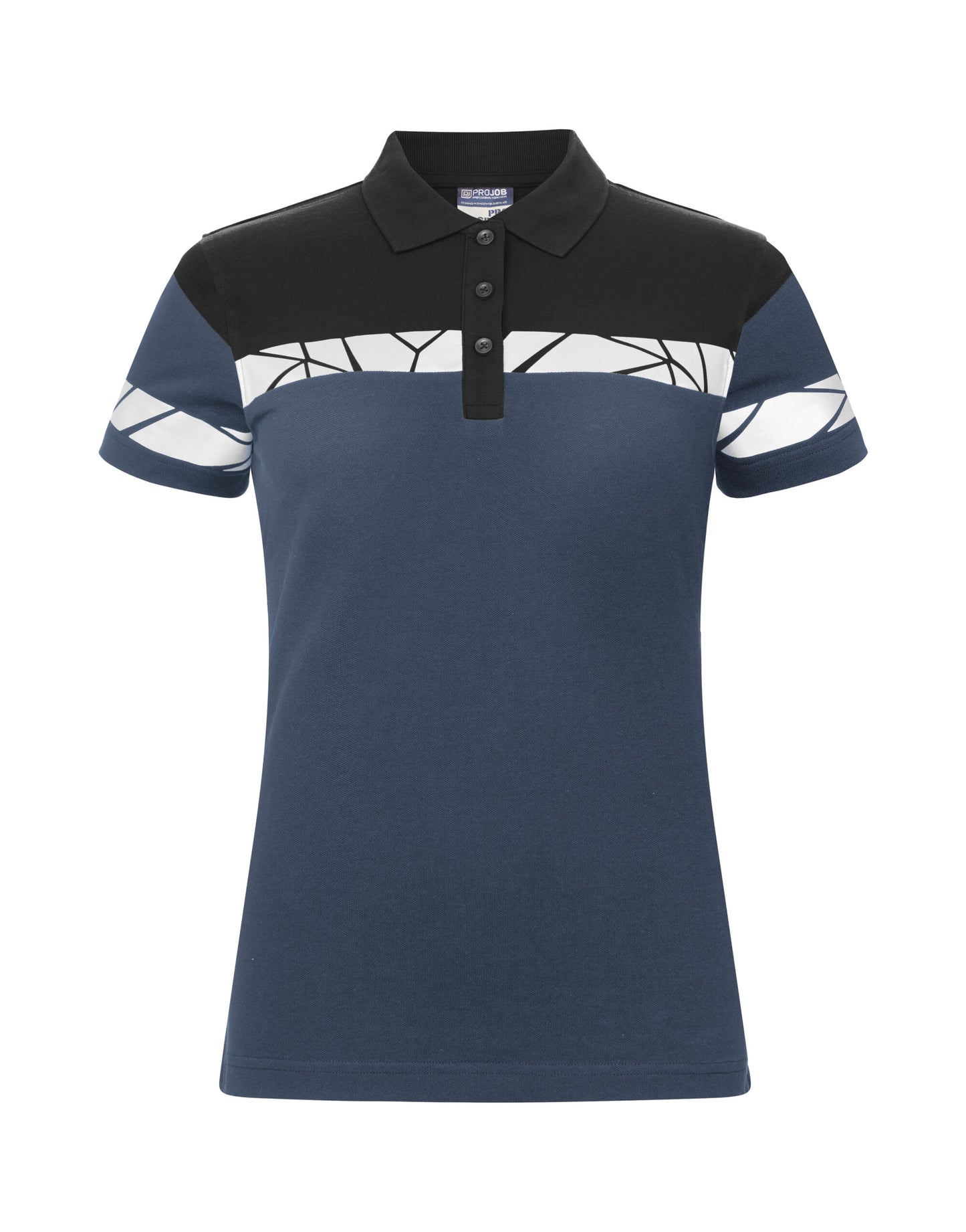 Progression 7006 Ladies Pique - Navy/Black