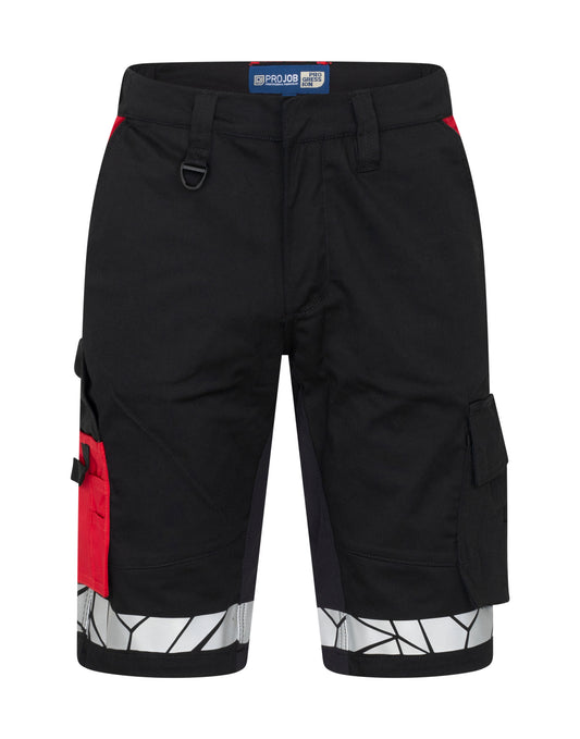 Progression 7510 Work Shorts - Black/Red