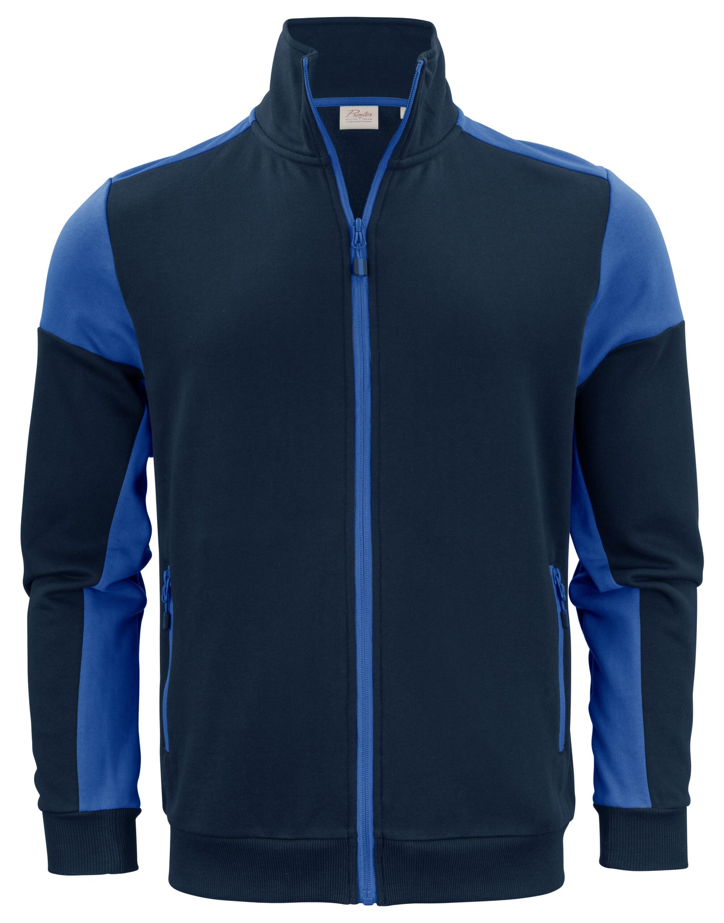 Full Zip Sweatshirt - Navy/Cobalt