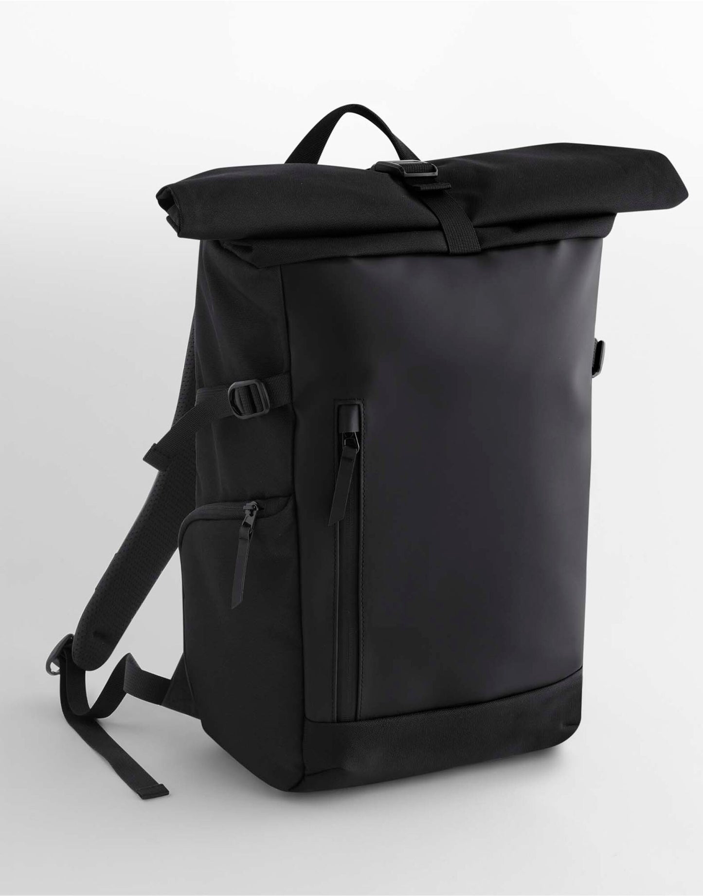 Zurich Roll-Top Backpack - Black