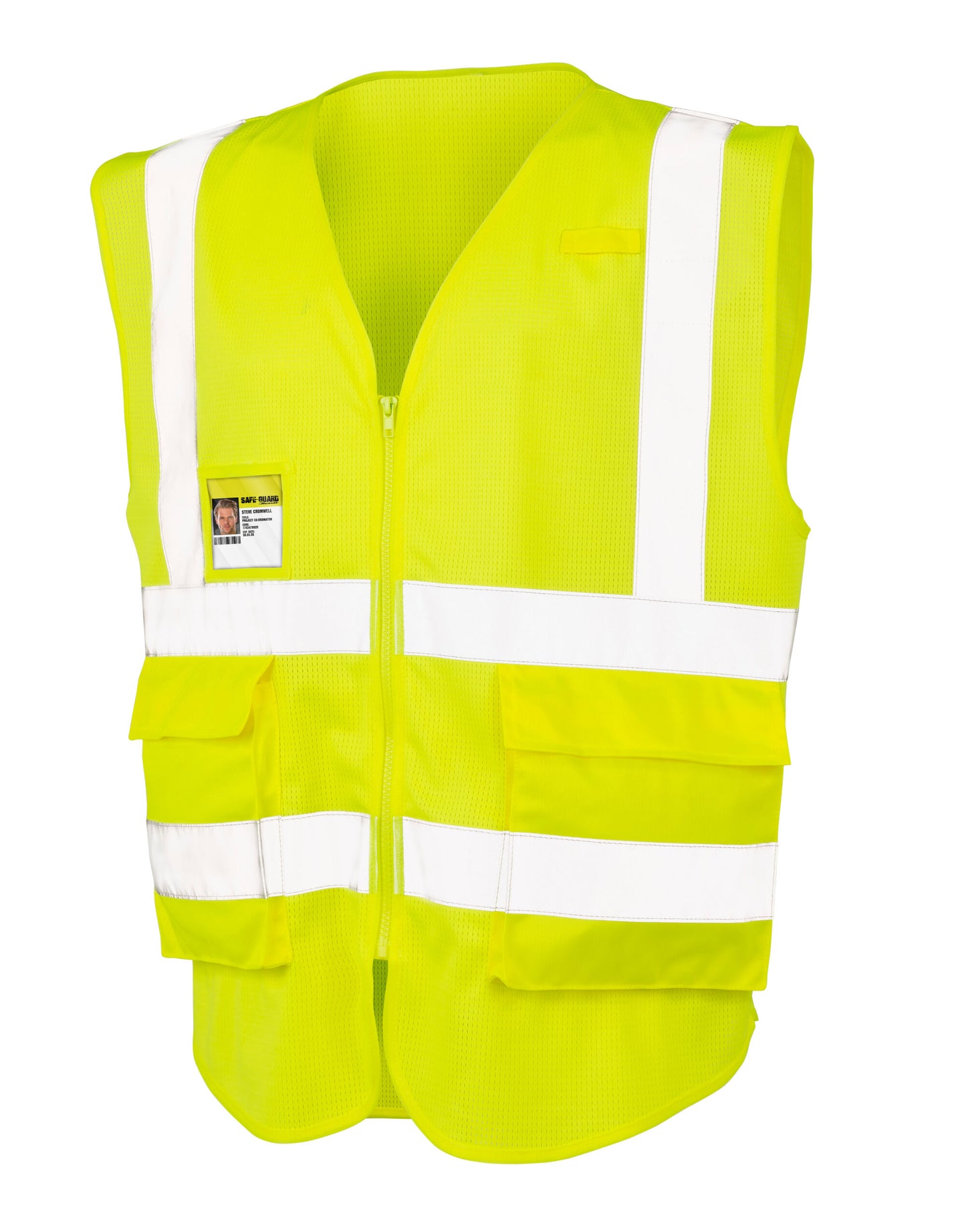 Executive Cool Mesh Safety Vest - Fluoresent Yellow