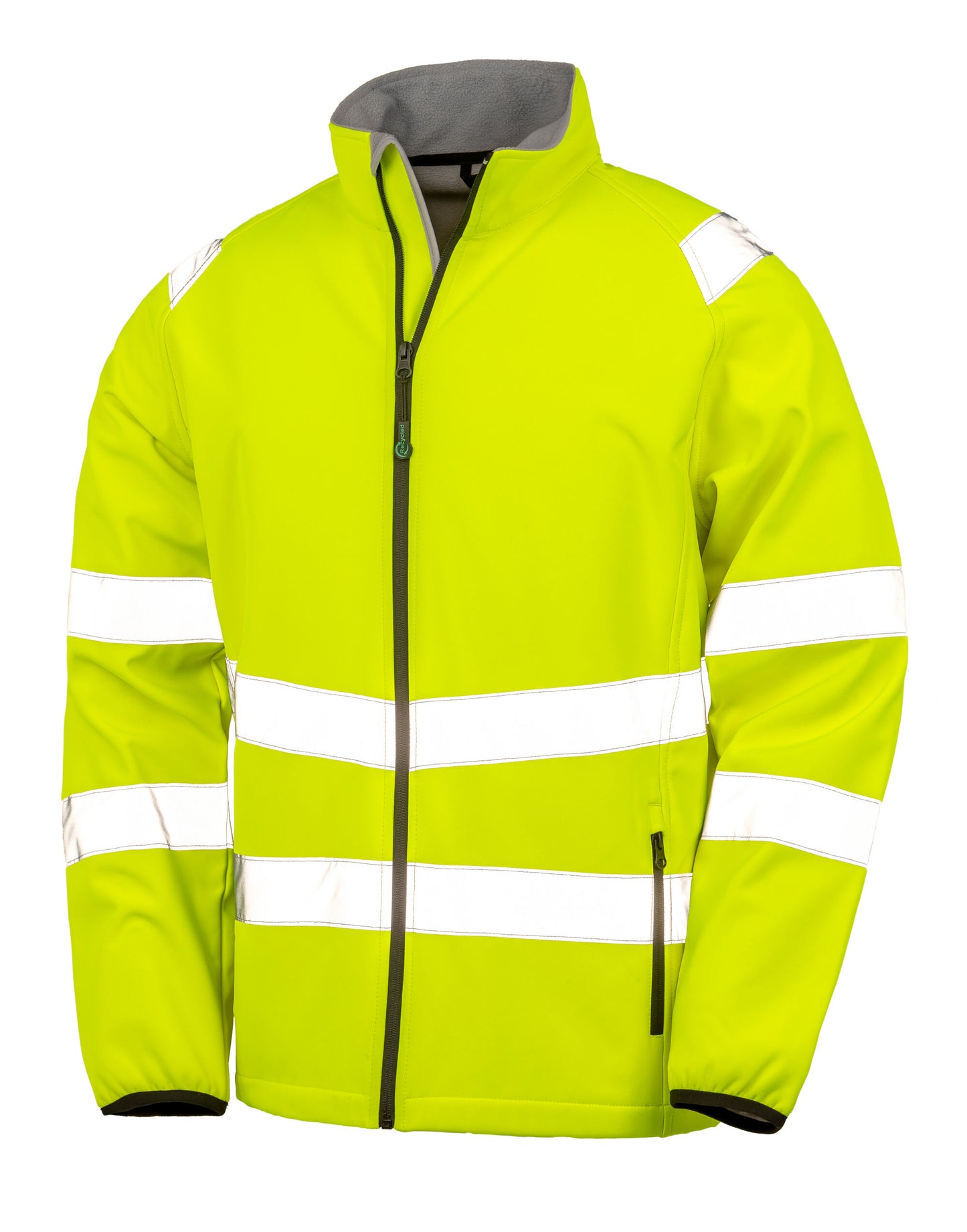 Recycled Printable Safety Softshell - Fluoresent Yellow