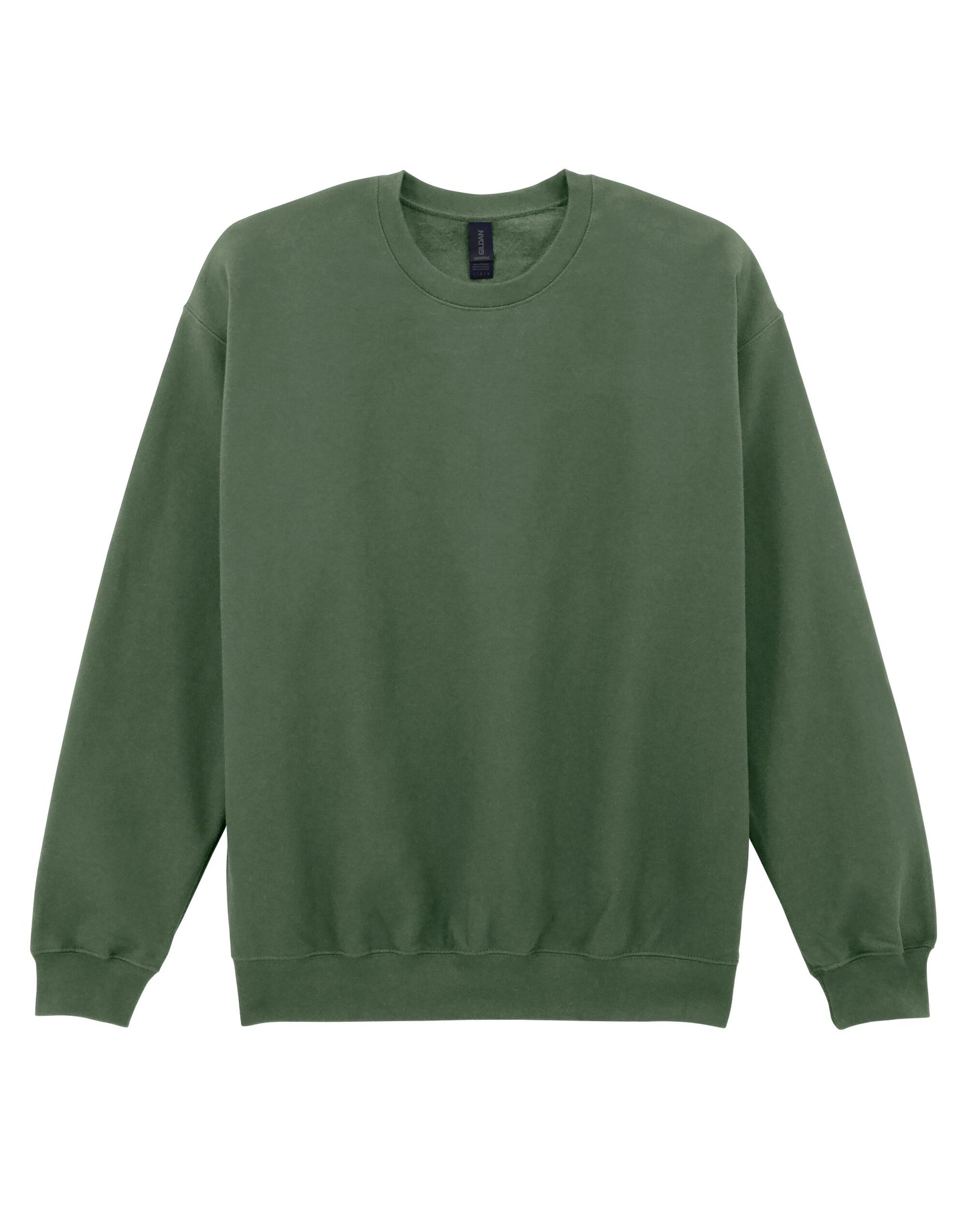 Softstyle Midweight Fleece Adult Crewneck - Military Green