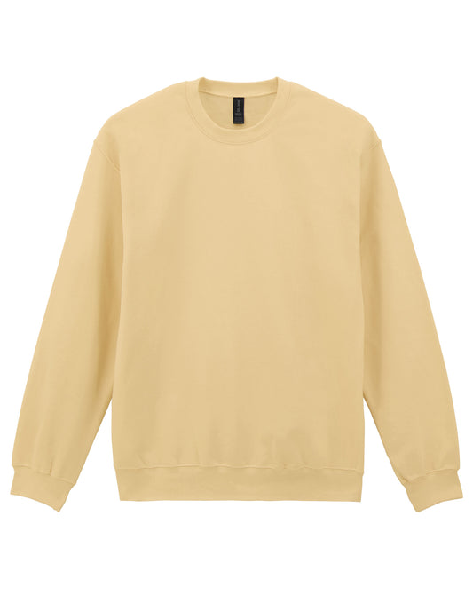 Softstyle Midweight Fleece Adult Crewneck - Yellow Haze