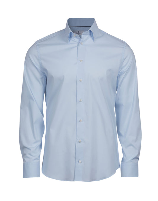 Men's Stretch Luxury Shirt - Light Blue