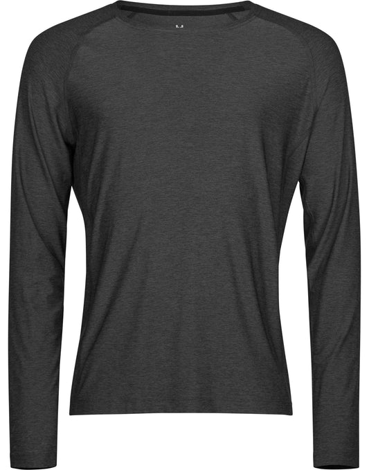 Long Sleeve CoolDry Tee - Black Melange