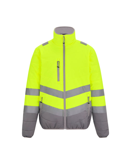 Hi-Vis Two-Tone Thermal jacket - Hi-Vis Yellow