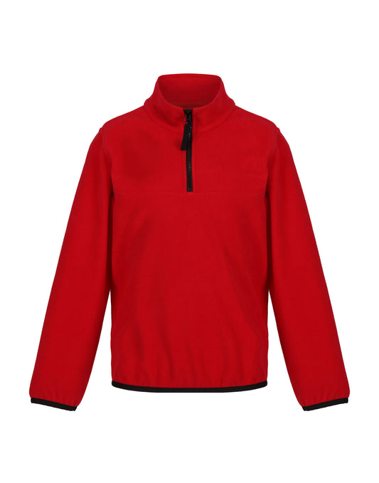 Micro Fleece Half Zip - Classic Red/Black