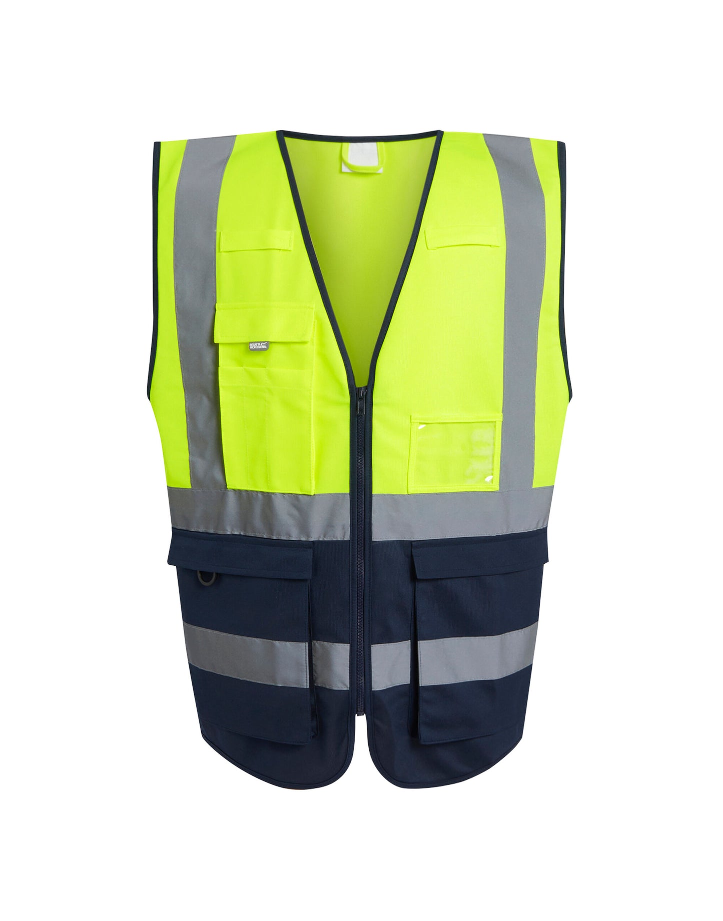 Hi Vis Executive Vest - Hi-Vis Yellow/Navy