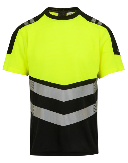 Hi-Vis X-Pro T-Shirt - Black/Hi-Vis Yellow