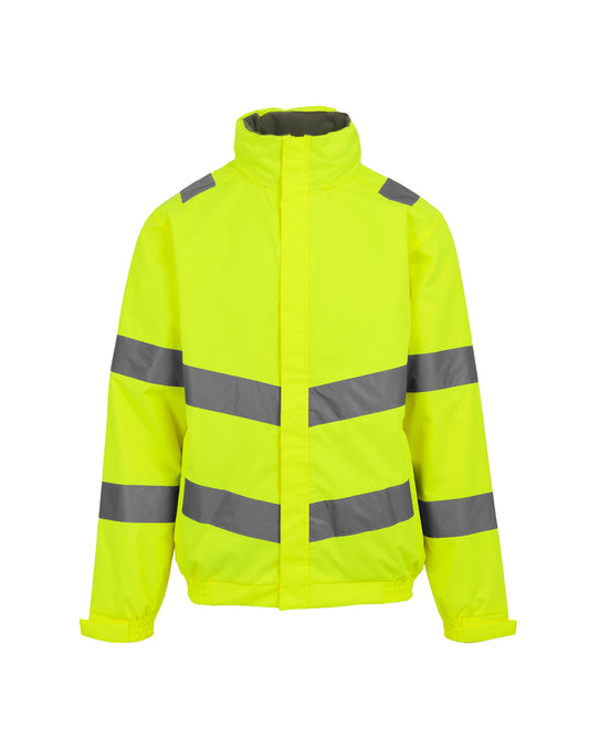 Hi-Vis Pro Contract Dover Jacket (Class 3) - Hi-Vis Yellow