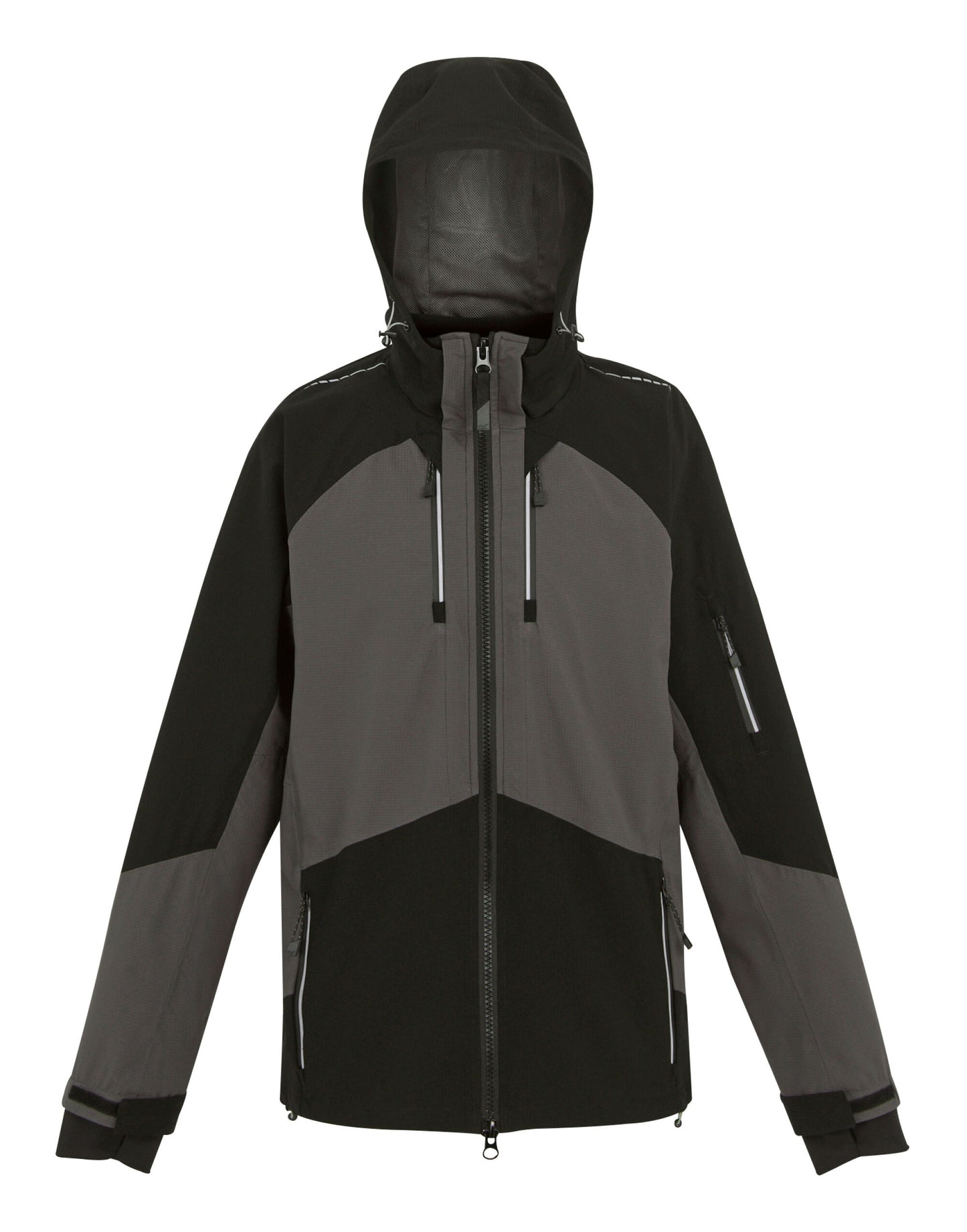 4TEX Stretch Waterproof Shell Jacket - Slate Grey/Black