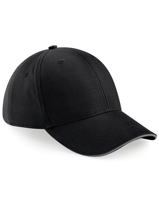 Athleisure 6 Panel Cap - Black/Graphite