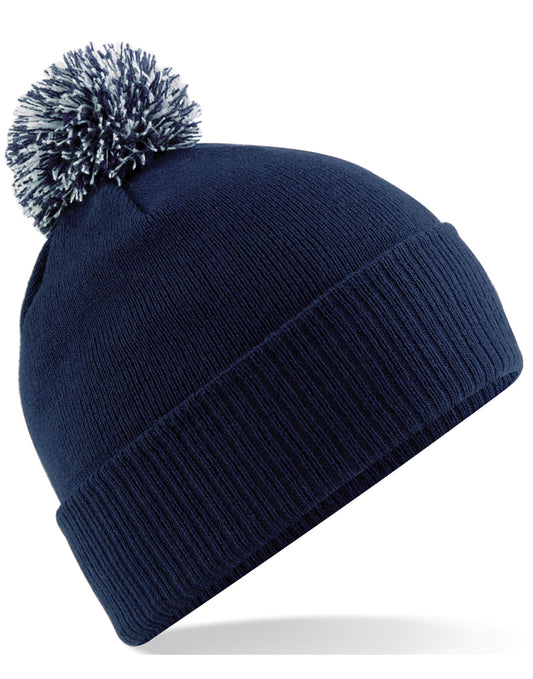 Junior Snowstar® Beanie - French Navy/Light Grey