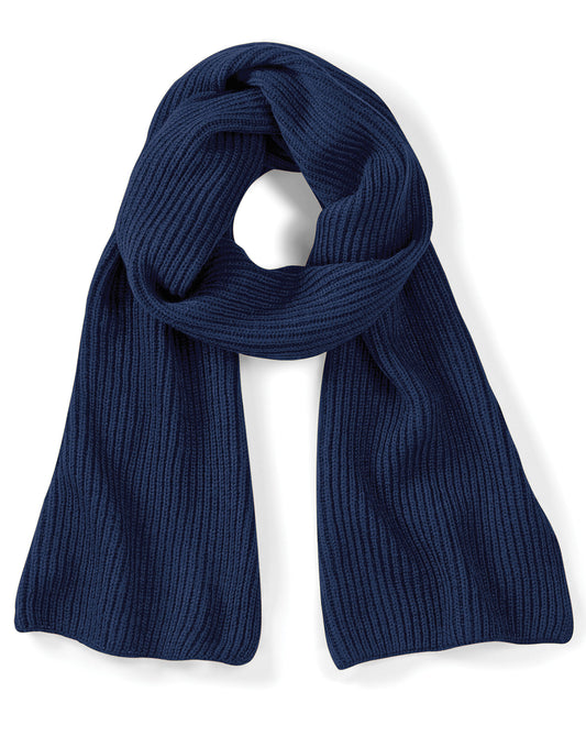 Metro Knitted Scarf - French Navy