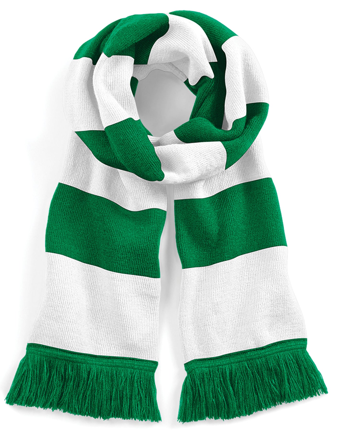 Stadium Scarf - Kelly Green/White