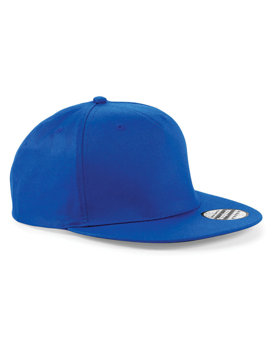 5 panel Snapback Rapper Cap - Bright Royal