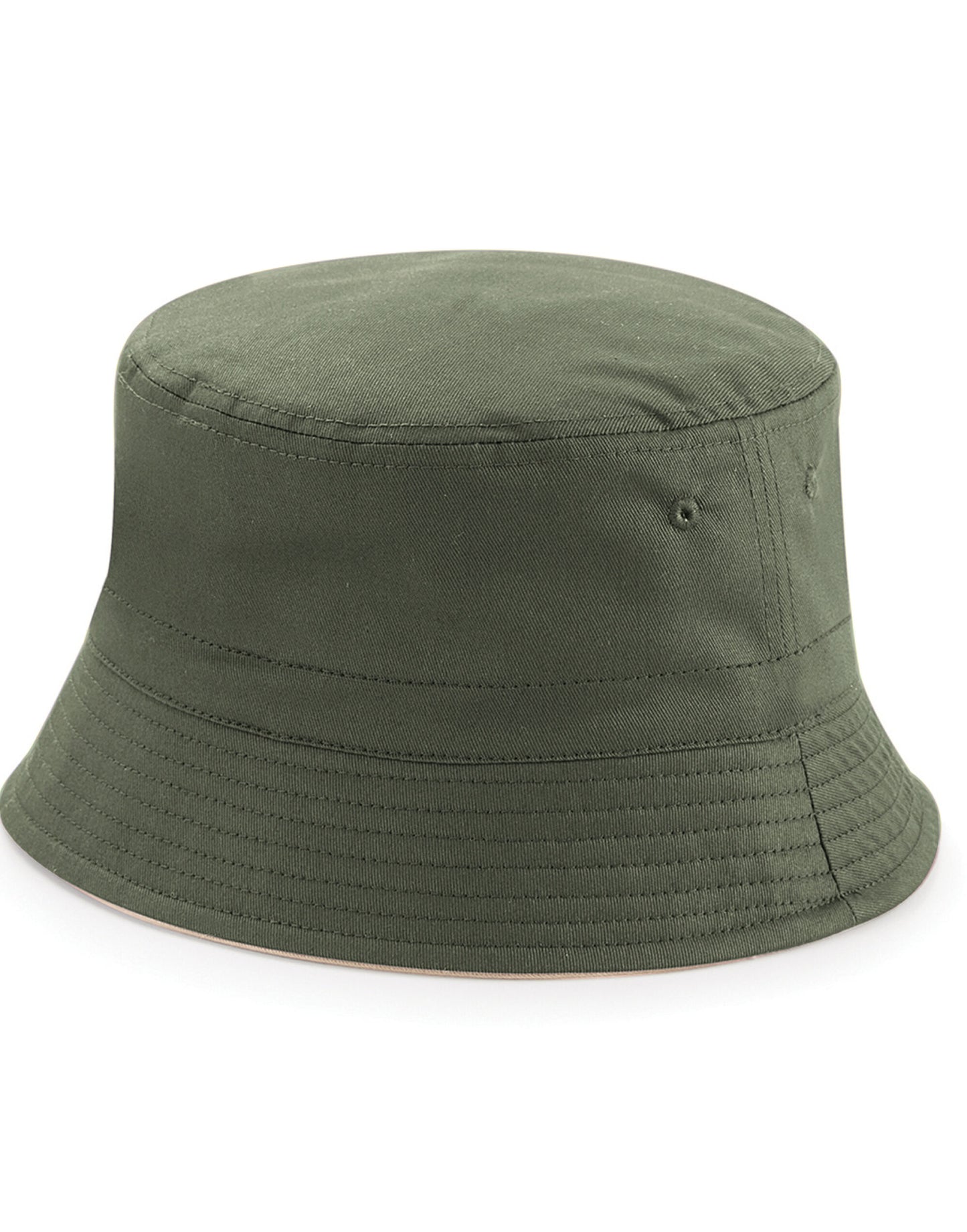 Reversible Bucket Hat - Olive/Stone