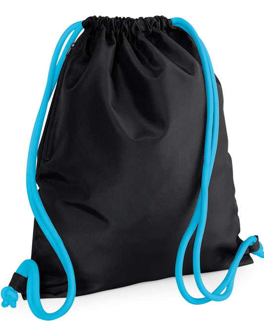 Icon Gymsac - Black/ Surf Blue