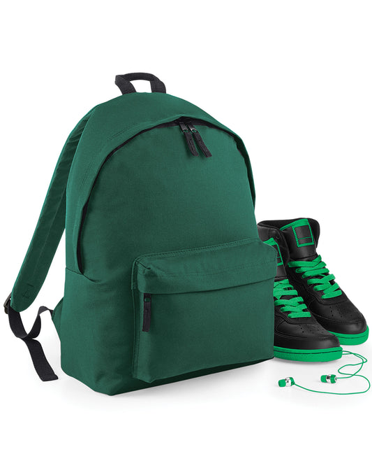 Junior Fashion Backpack - Bottle Green