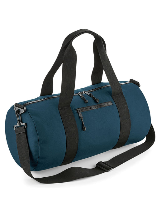 Recycled Barrel Bag - Petrol