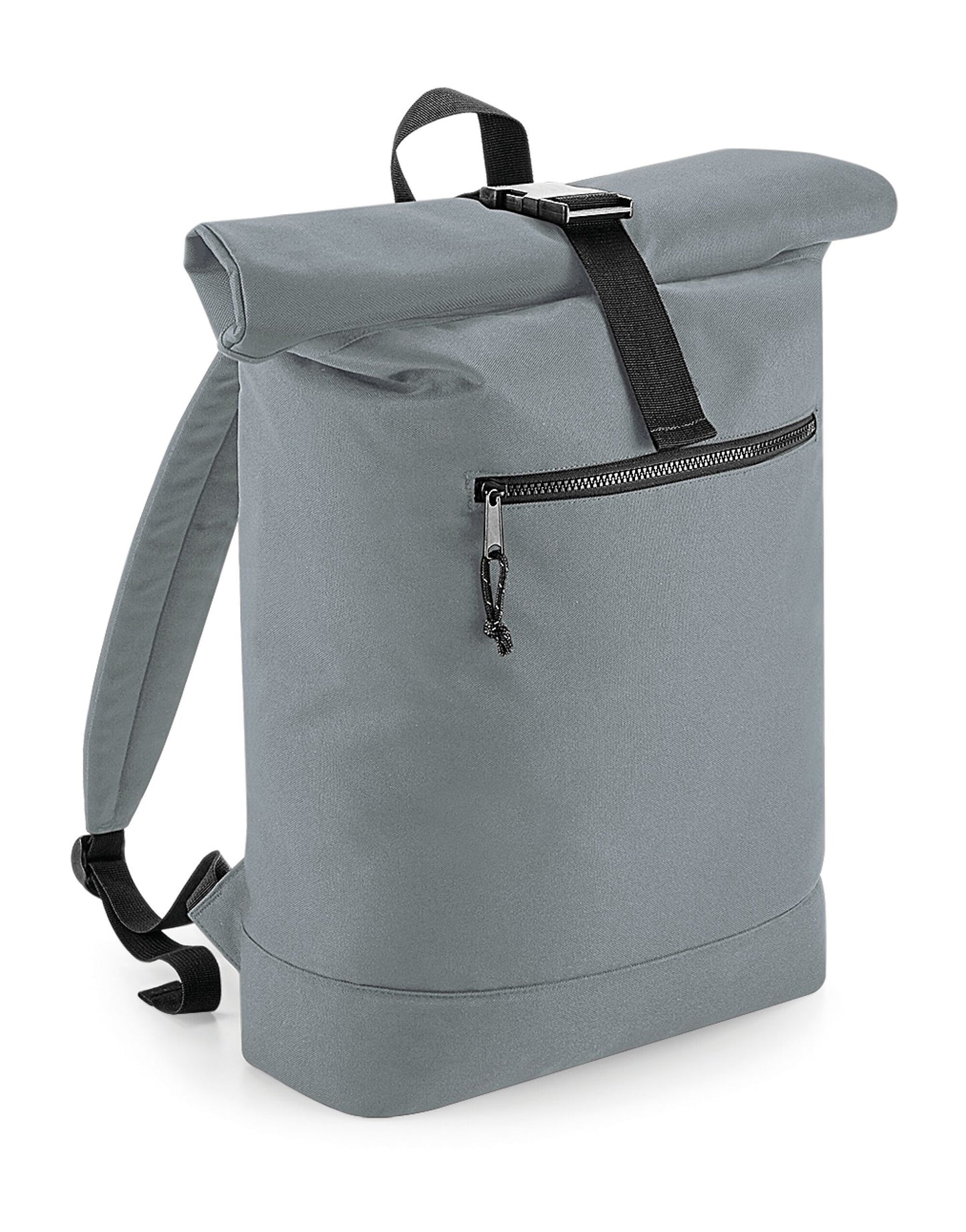 Recycled Roll-Top Backpack - Pure Grey