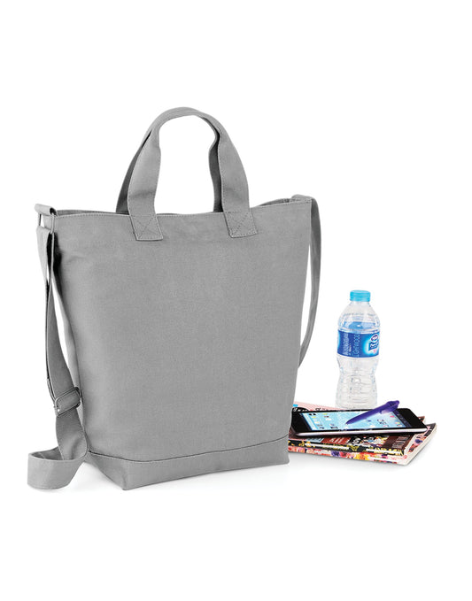 Canvas Day Bag - Light Grey