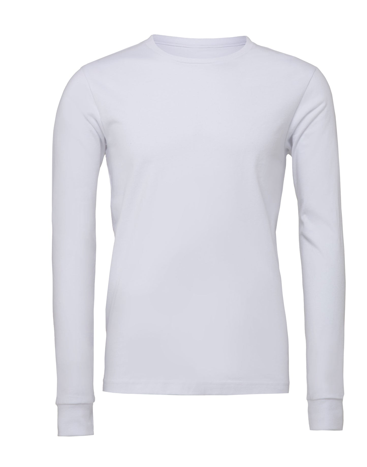 Unisex Jersey Long Sleeve Tee - White