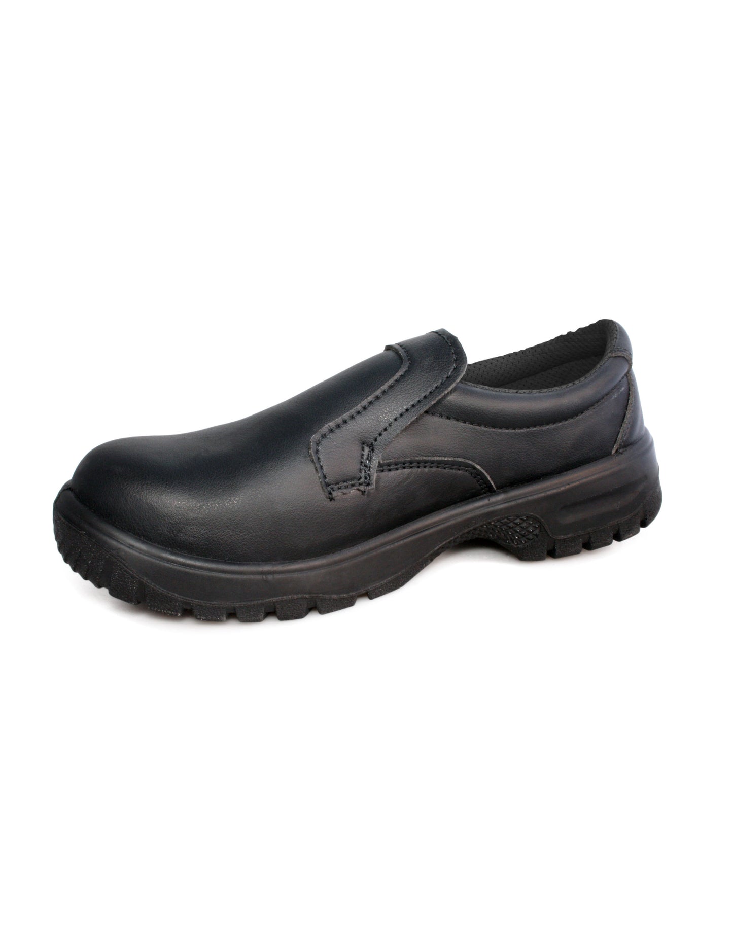 Comfort Grip Slip-On Safety Shoe - Black