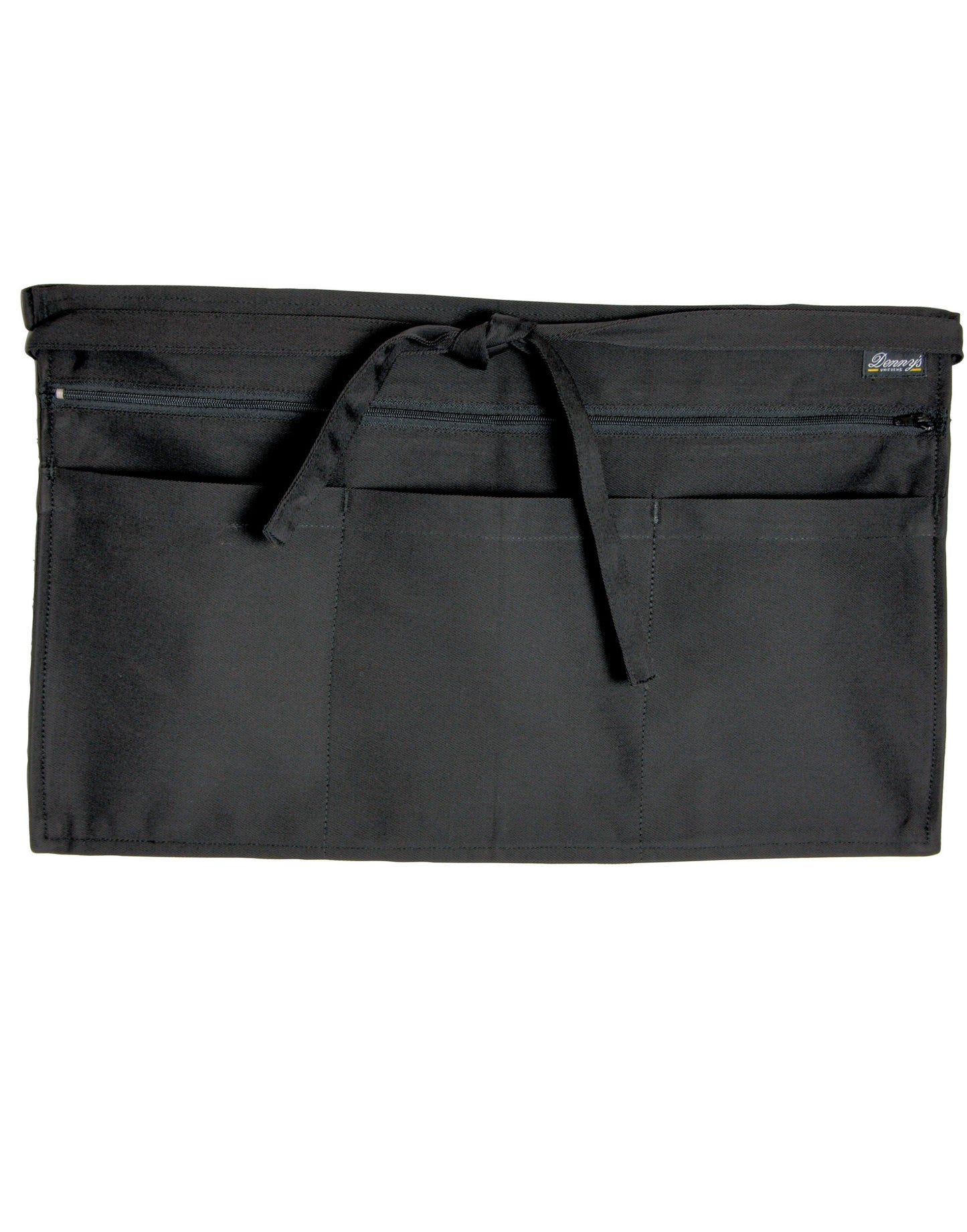 Full Zip Multi-Pocket Apron - Black