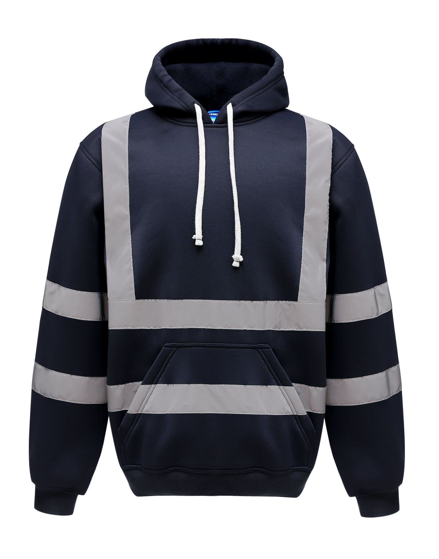 Hi-Vis Pull-Over Hoodie - Navy