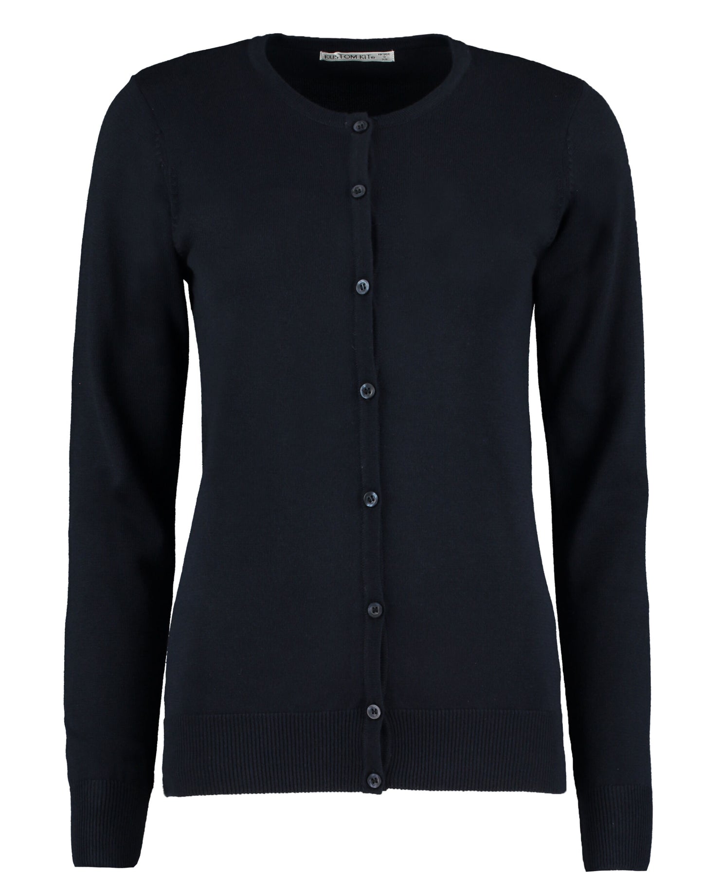 Regular Fit Arundel Crew Neck Cardigan - Navy