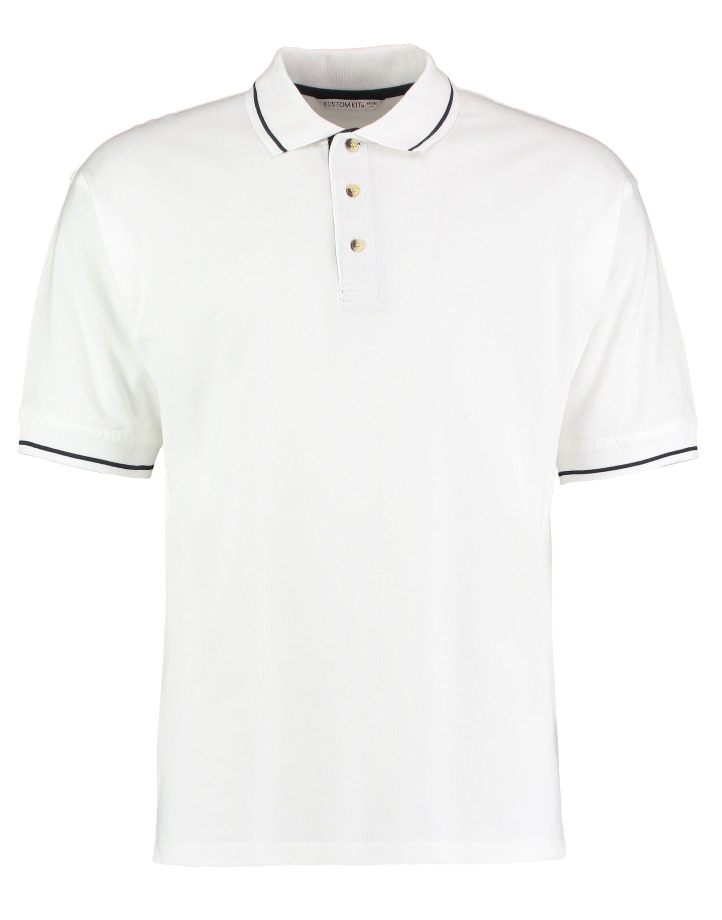 Classic Fit St.Mellion Polo - White/Navy