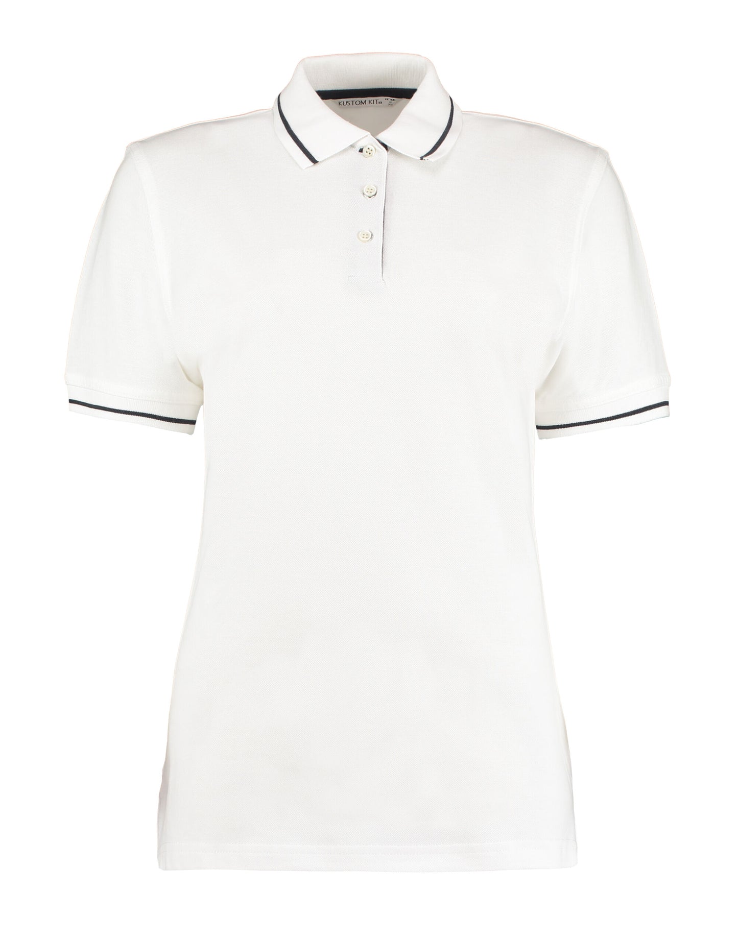 Classic Fit St Mellion Polo - White/Navy
