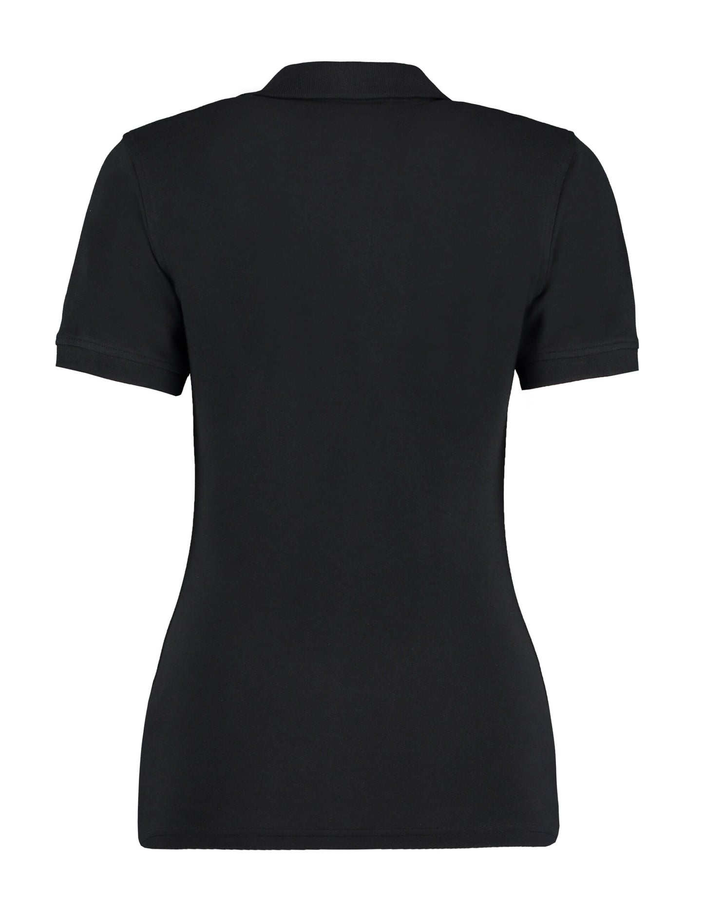 Regular Fit Comfortec® V-Neck Polo - Black