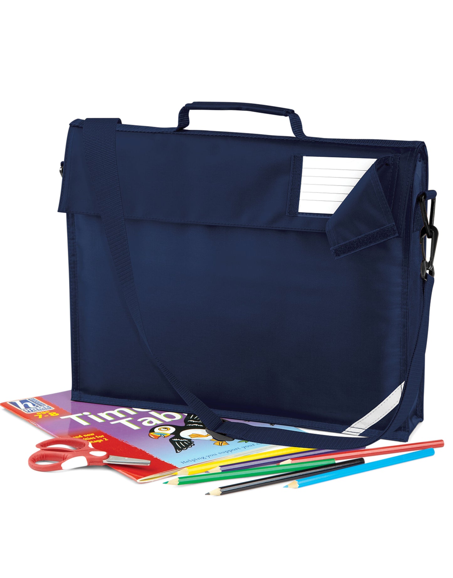 Junior Book Bag With Strap - French Navy
