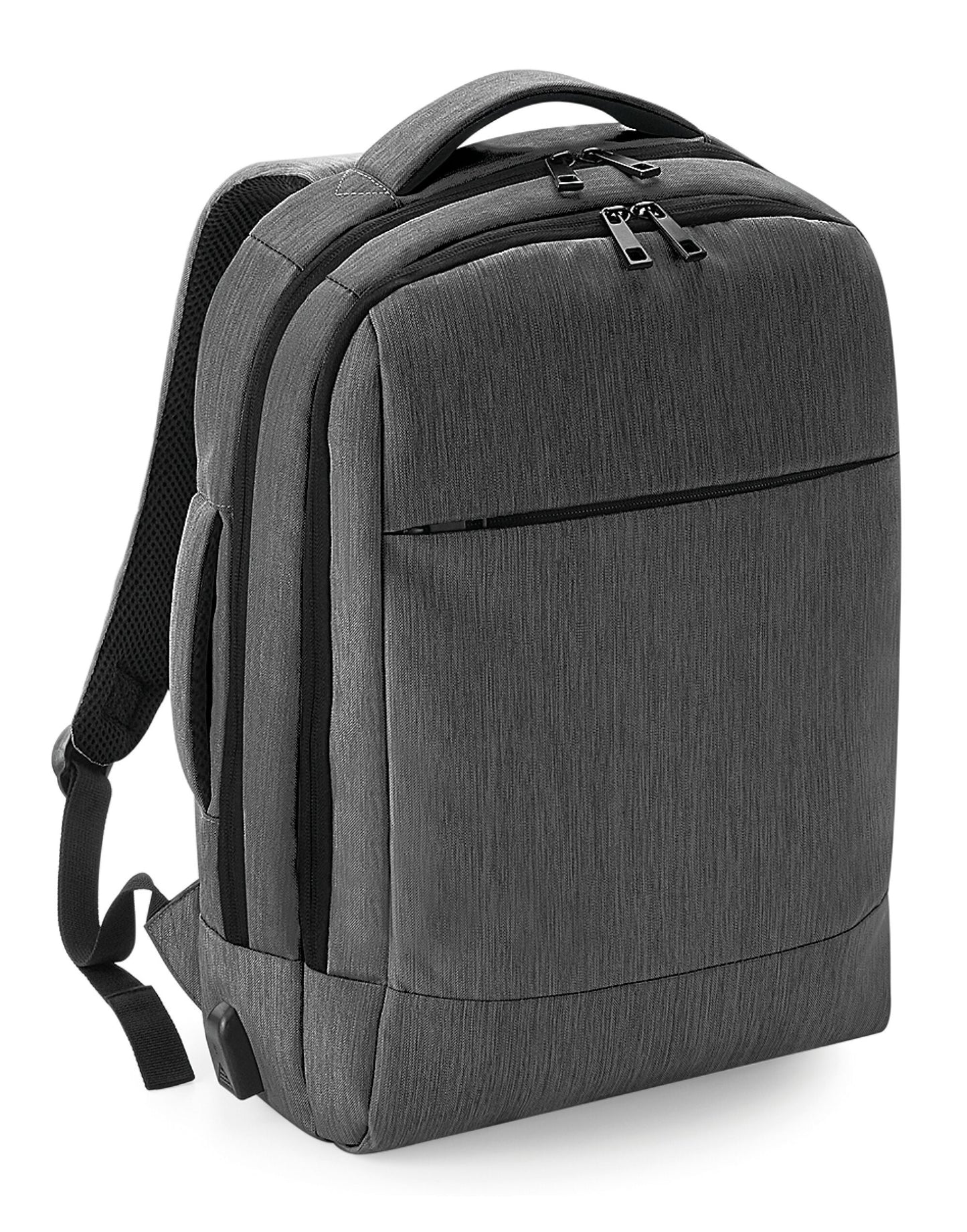 Q-Tech Charge Convertible Backpack - Granite Marl