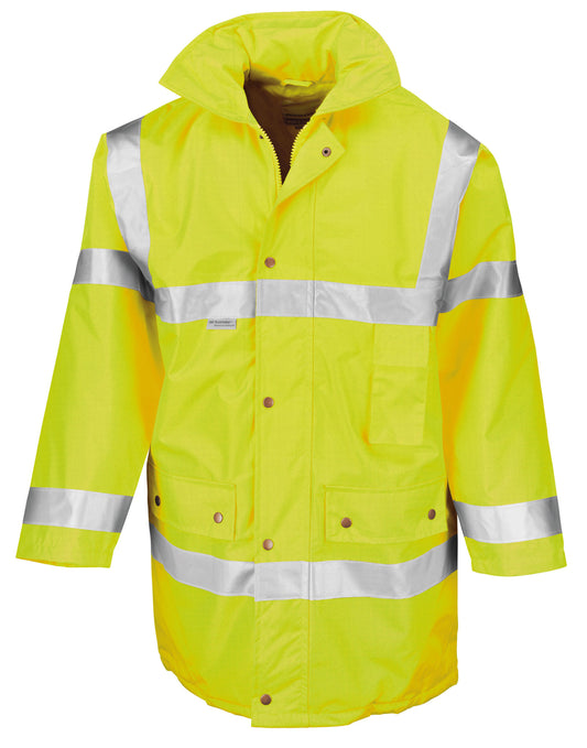 Motorway Coat - Hi-Vis Yellow