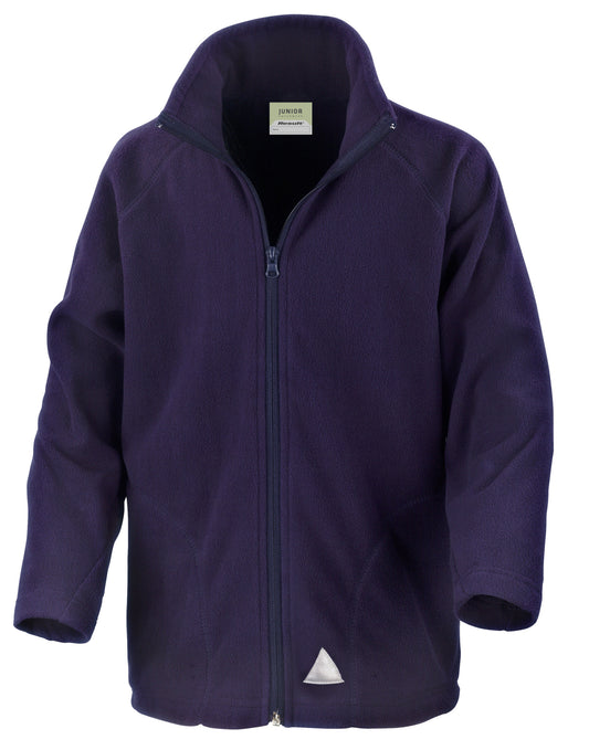Junior Microfleece Jacket - Navy