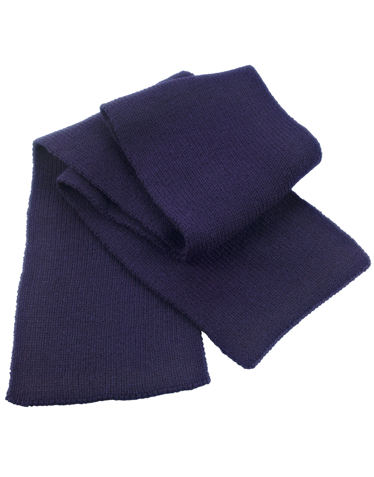 Classic Heavy Knit Scarf - Navy Blue